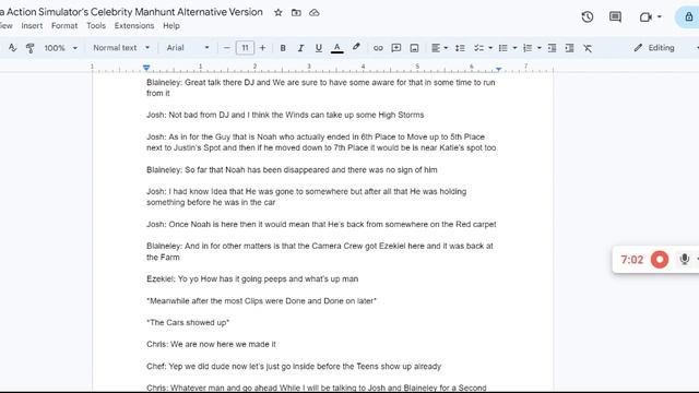 Total Drama Action Simulators Celebrity Manhunt Alternative Version Part 1 of Part 2