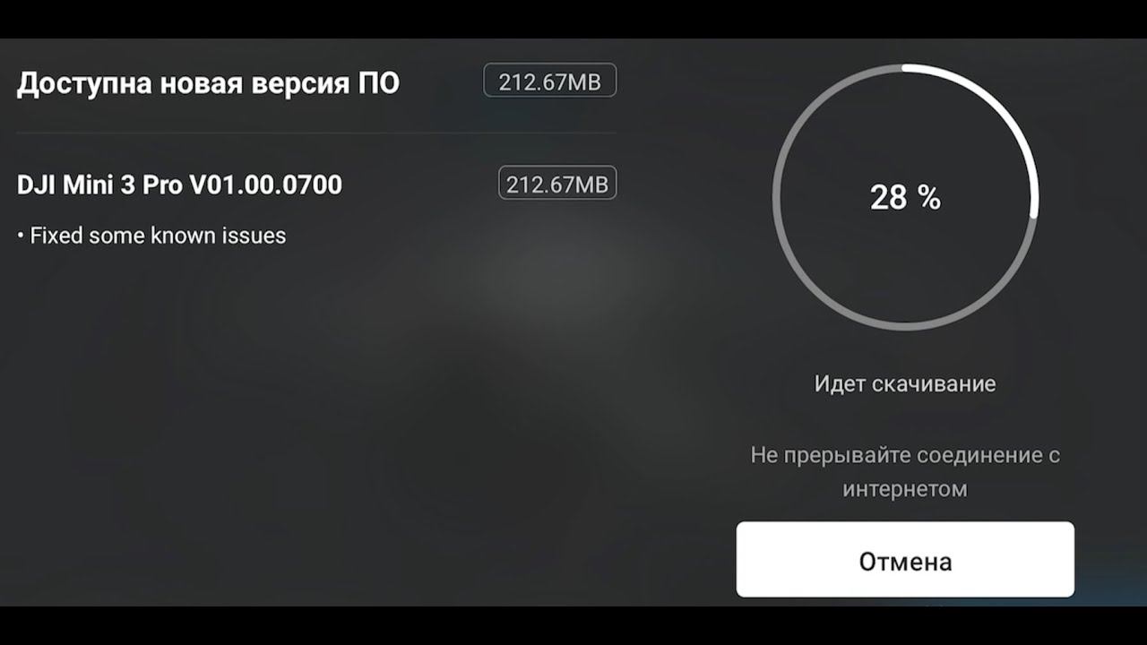 Dji mini3 pro - update v01.00.0700/off led DH смотреть онлайн