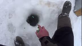 Ловим окуня,  расставили жерлицы и  заготовили живца.