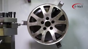 Alloy Wheel Lathe from Z MaT   Diamond Cutting   Machine Alloy Wheel Refurbishment