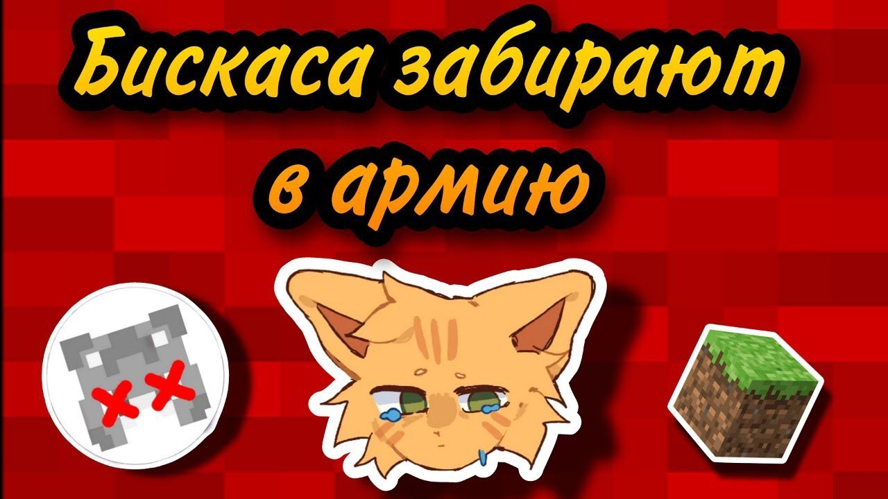 Бискаса забирают в армию...  clex украл видео бискаса ?