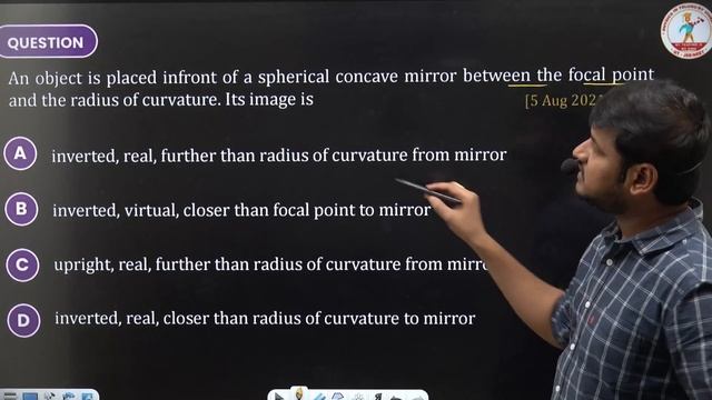 RAY OPTICS CLASS - 12 EAMCET MASTER PYQ'S SERIES