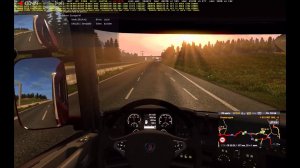 Euro Truck Simulator 2 МП Вечером в Австрии
