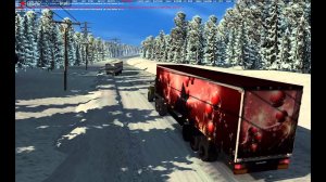 Euro Truck Simulator 2 Суровая Россия затяжной подъем