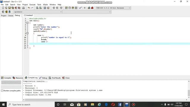 how to write switch  syntax function cpp(c++).