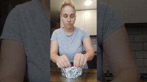как сделать форму для бисквита из фольги