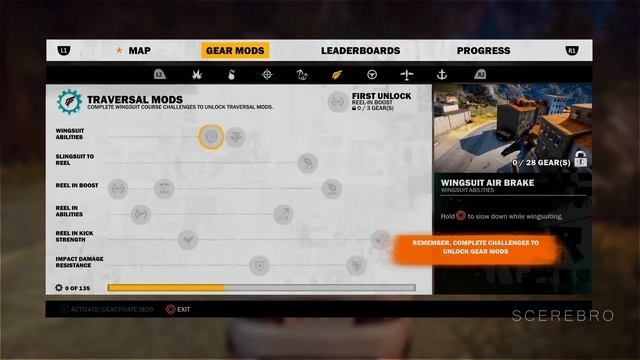 Just Cause 3 - All Gear Mod Upgrades SHOWCASE ONLY Default Items