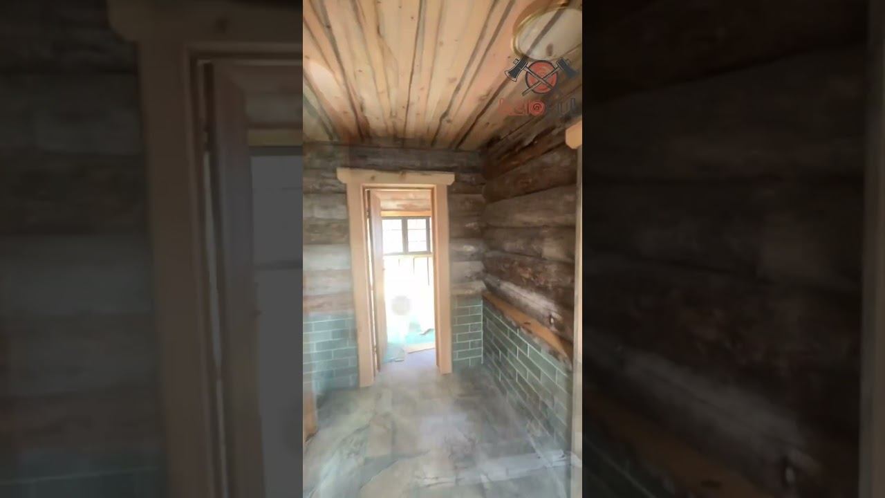Отделка бани из кело! Oбзор в https://t.me/kelorub #баняизкело #кело #карелия #сруббани #kelorub