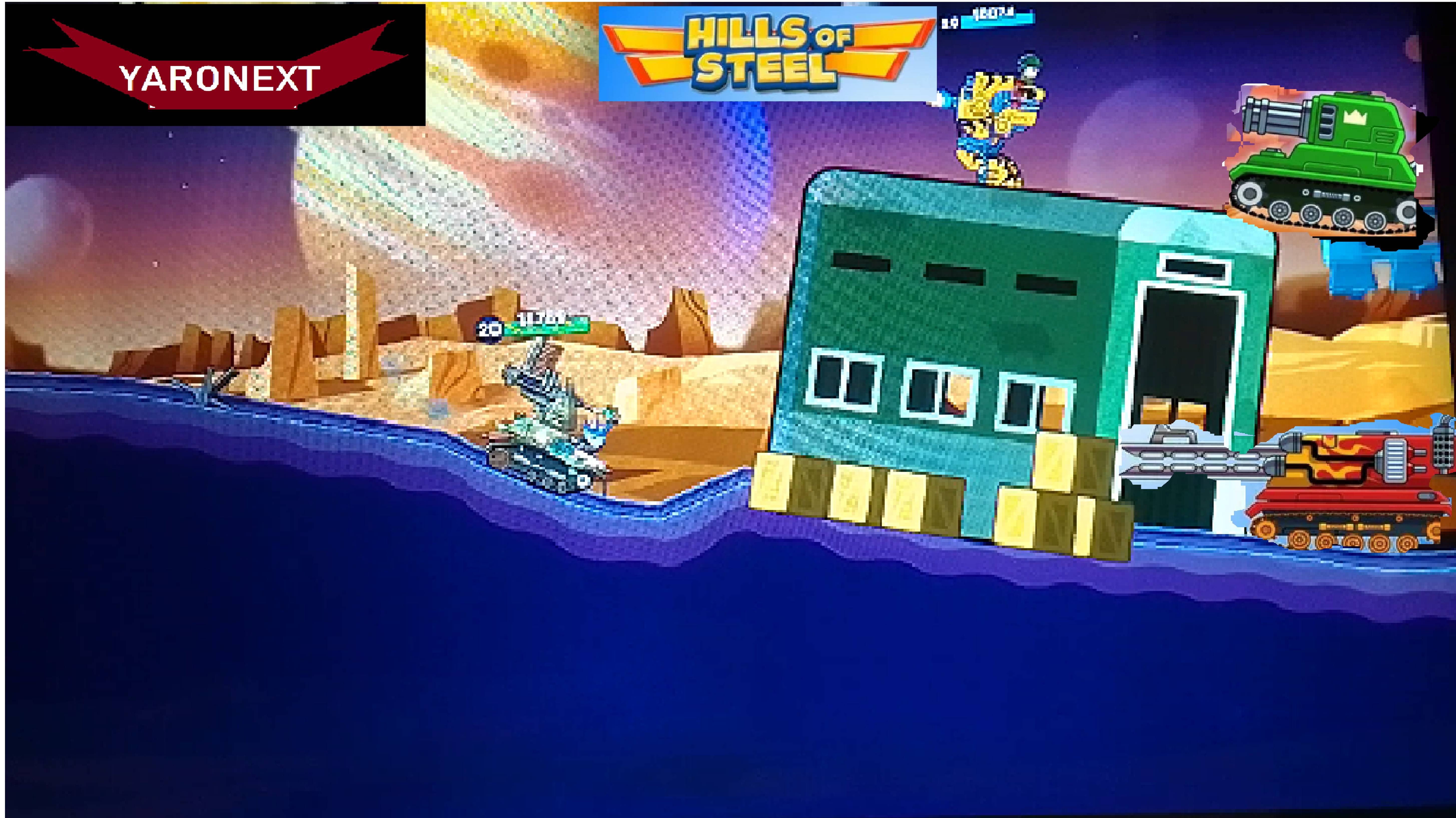 ОБНОВЛЕНИЕ! Добавлены новые Бои 2 на 2 и новогодняя атрибутика // Hills of Steel смотреть онлайн