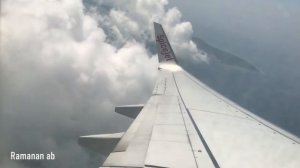 Flying on Spicejet Port Blair to Chennai | B737 800 | Fabulous Andaman island views