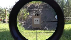 Nightforce ATACR 5-25x56 F1/MOAR: Reticle/Magnification Test