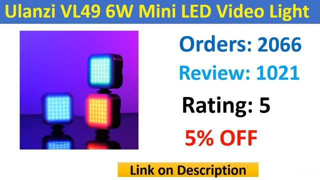 Top 5 Best LED Video Light In 2020