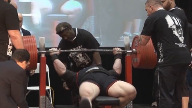 Scot Mendelson 1081 lb Bench Press Attempt 1  12310