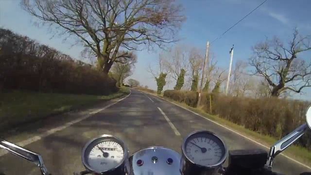 Suzuki GS450 Cafe Racer On Board смотреть онлайн