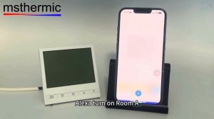 msthermic MH-215 thermostat controlled by smart life APP and Alexa