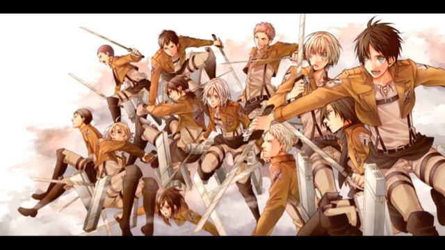 attack on titan colossal and armored Titan theme смотреть онлайн