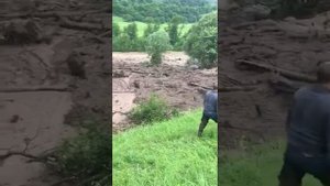 Сель в горах ...
