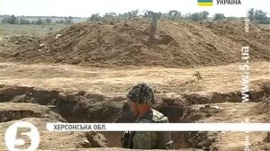 Новое. Между Херсоном и Крымом копают противотанковые рвы. 12.09.2014.