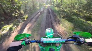 OBERWAŁEM KAMIENIAMI | KAWASAKI KX125 | HONDA CRF250 | PODJAZDY | LASY