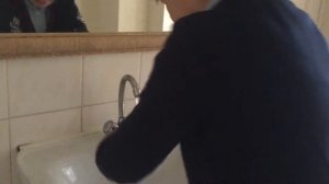 Короче говоря сходил в туалет