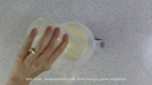 Low Sugar, High Calcium, Mango Pudding (or Mango Milk Jelly)