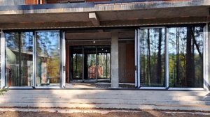 Раздвижные алюминиевые порталы SCHÜCO ASE 80 HI на загородном доме в КП Репино парк, Schuco, Шуко