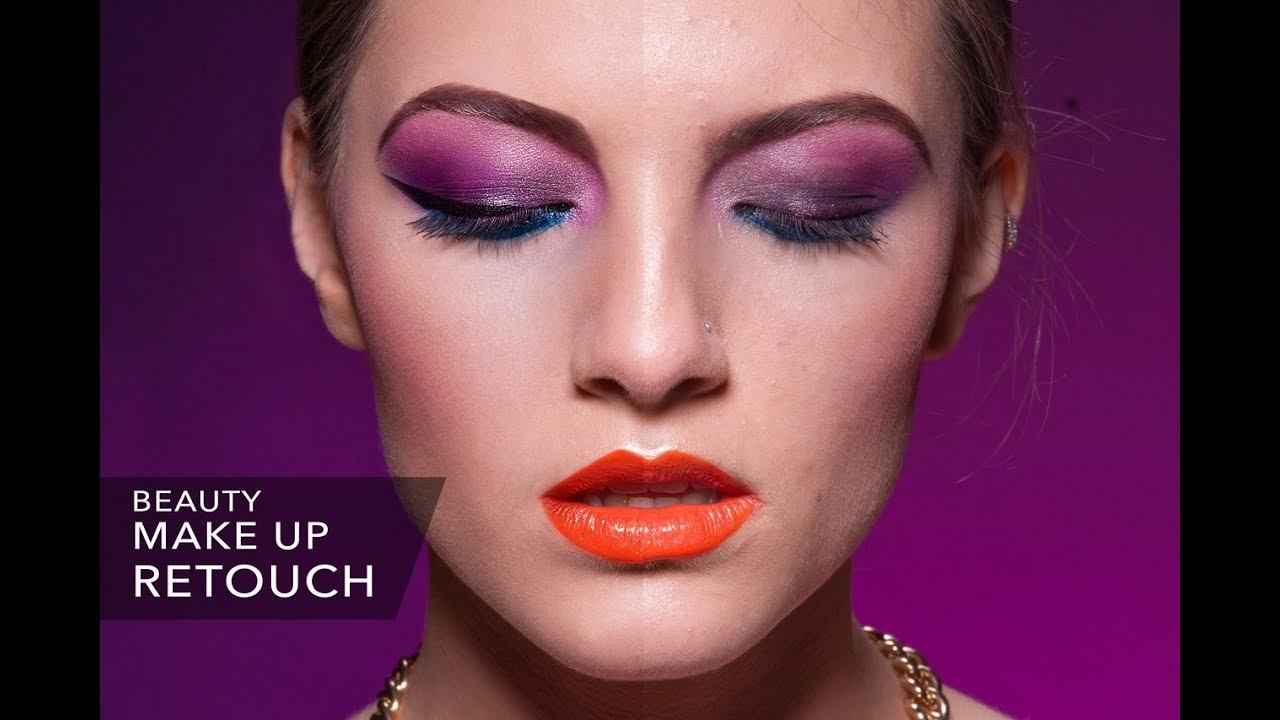 Ретушь Beauty портрета смотреть онлайн