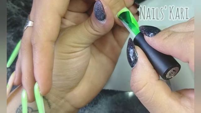Animal print neon 💚 en Uñas XL 💅🏻😱 смотреть онлайн