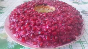 Готовим очень вкусный салат Гранатовый браслет.