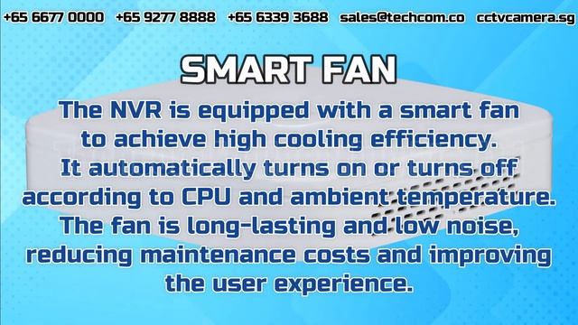 NVR2108-I2 - 8 Channel Smart 1U 1HDD WizSense Network Video Recorder | Techcom Engineering Pte. Ltd