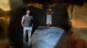 Этого плота вы не увидите на спектакле «Человек, который ждет», однако он там есть