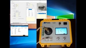 Calibration of Chadwick 7310 Velocimeter with the AT-2040 by Agate Technology
