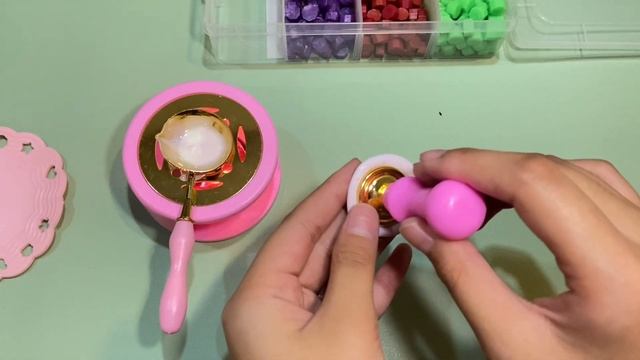 UNBOXING STEMPEL LILIN SET || WAX SEAL SET #diy #unboxing #shopeehaul