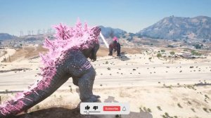 Godzilla 2024, Godzilla Minus One vs Titan Godzilla, Godzilla Prime - GTA 5 Mods