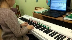 Soft Mozart Recital 2019 2020 Даша, 9 лет У кота воркота Альбом Сольфеджио и аккорды 1 До мажор