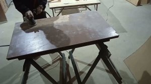 Ремонт стола, перекраска старого стола. Реставрация стола.                    Монетизация на Рутюб .