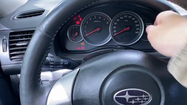 Subaru Outback 2006 - Самодиагностика и тест приборной панели.