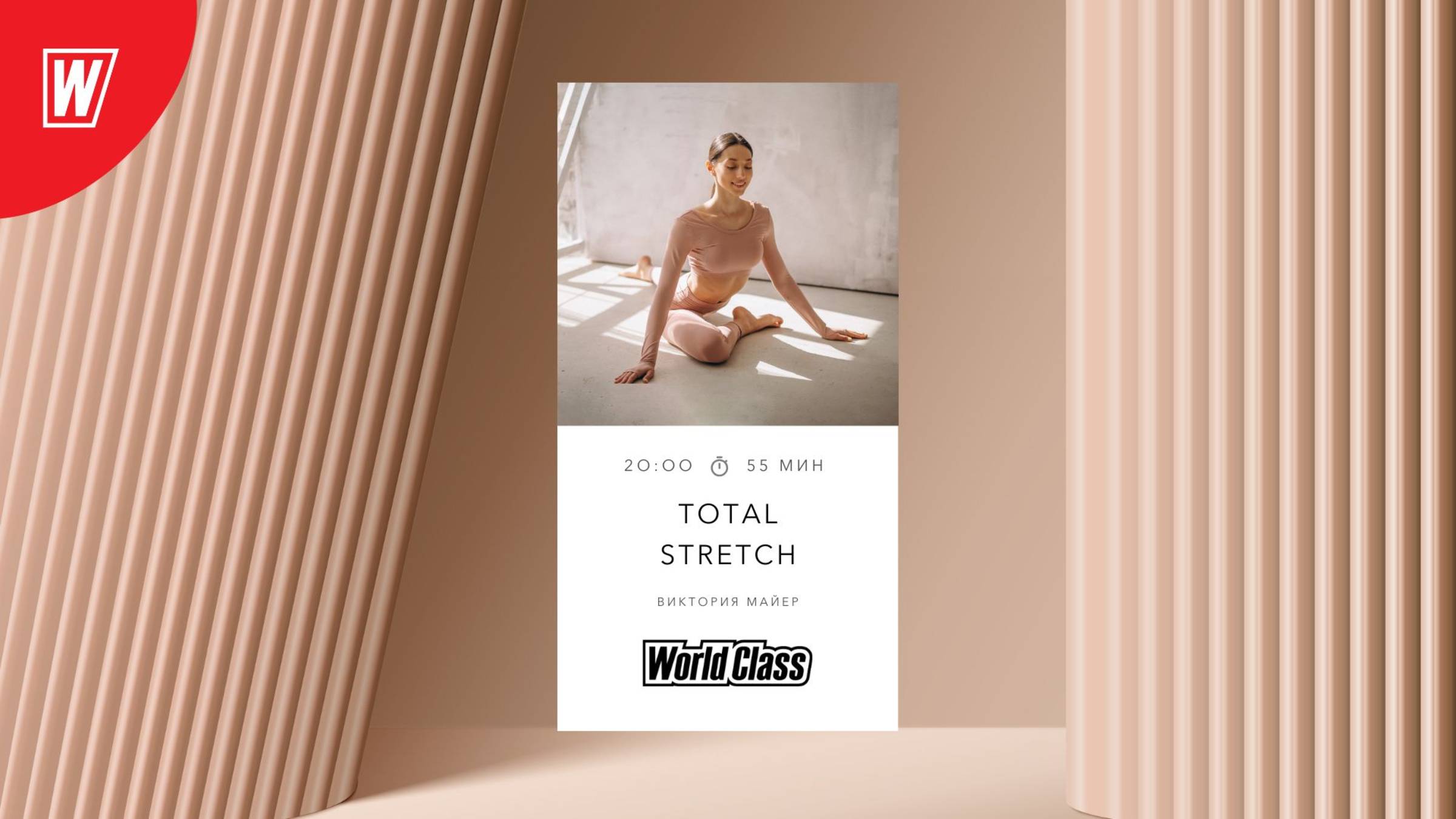 TOTAL STRETCH с Викторией Майер |8 декабря 2024 в 20.00 по МСК | Онлайн-тренировки World Class