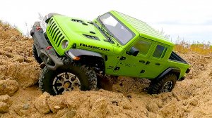 RC МАШИНКА Jeep Gladiator Песчаные дюны, болото и скалы! ЭПИЧНОЕ бездорожье!