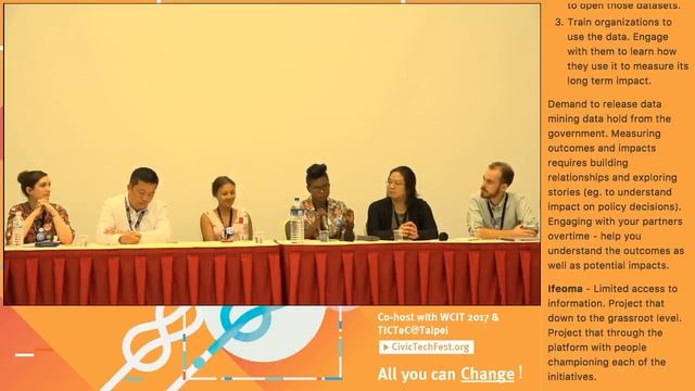 TICTeC@Taipei: Examples of Civic Technologies and Their Impacts