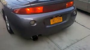 мицубиши эклипс выхлоп