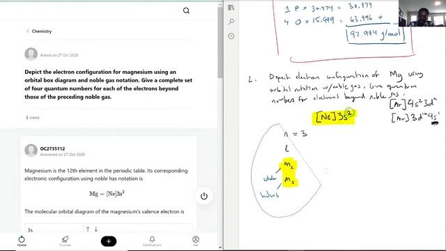 Depict the electron configuration for magnesium using an orbital box diagram and noble gas notation смотреть онлайн