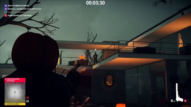 Hitman 2 Mills Reverie Lev 3 guide to unlocking Bat shuriken in Hawks Bay walkthrough