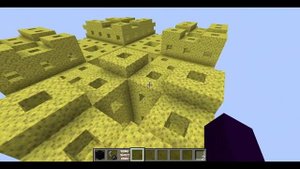 Playing the 20w14infinite "infinite dimensions" Minecraft snapshot