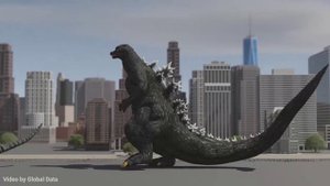 GODZILLA EVOLUTION 3D ANIMATED COMPARISON 2024 | Godzilla Size Comparison 3d Animation