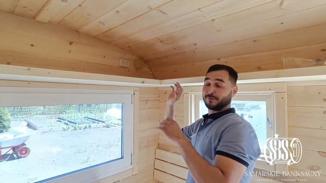 Обзор бани Квадро 5м из Алтайского кедра с 2 отделениями #купитьбанюбочку  #банибочки #банякупить