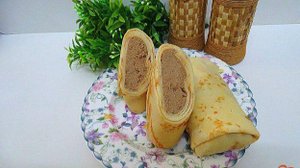 Блины с печенью