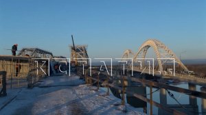 На Борском мосту приостановлены работы по укладке литого асфальтобетона