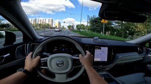 Volvo XC60 B5 AWD 250 KM Ultimate Dark (2023) - POV Drive | Project Automotive
