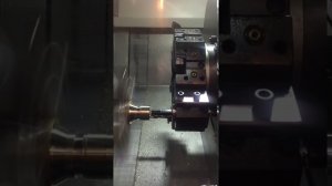 Z MaT SL6   CNC Lathe has turret and live tooling mounted